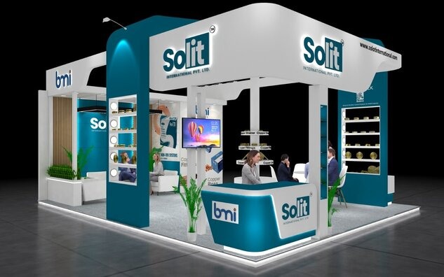 custom exhibition stand design and building