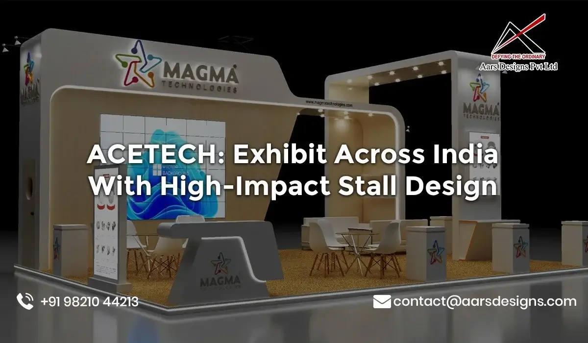 ACETECH 2026 exhibition stall design in India