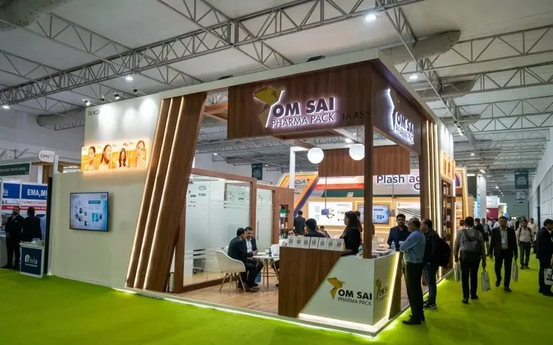 CPHI exhibition stand designed by AARS Designs